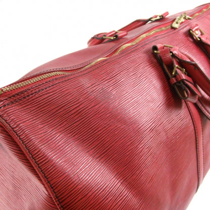 Louis Vuitton Epi Keepall 60 Duffle Red 6 of 10