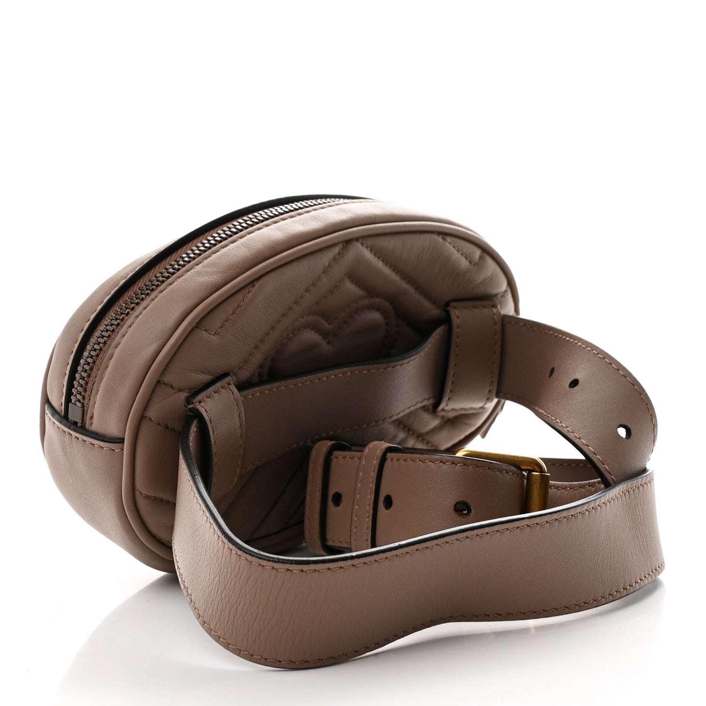 Calfskin Matelasse GG Marmont Belt Bag 75 30 Porcelain Rose