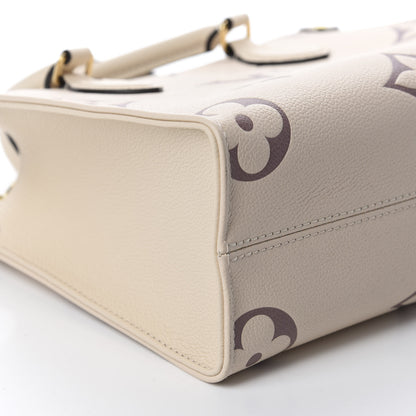 Louis Vuitton Empreinte Monogram Giant Onthego PM Creme Bois De Rose 6 of 10
