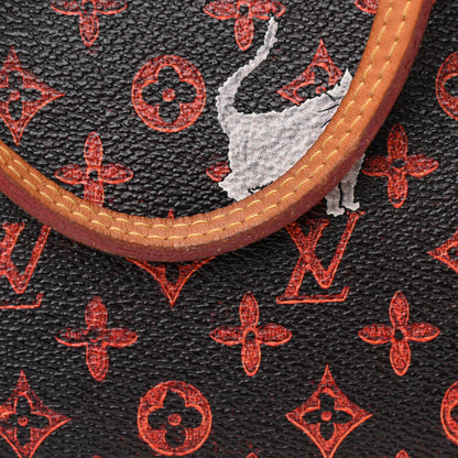 Louis Vuitton Catogram Neverfull MM Marron 14 of 15