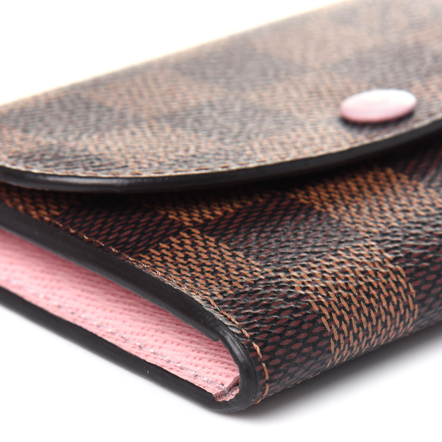 Louis Vuitton Damier Ebene Rosalie Coin Purse Rose Ballerine 8 of 9