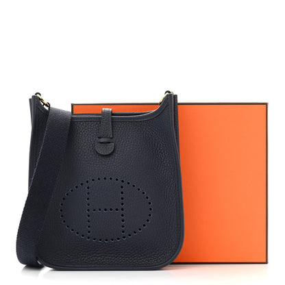 Hermes Taurillon Clemence Evelyne TPM Bleu Nuit 11 of 11