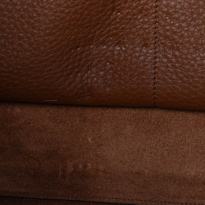 Valentino Garavani Grained Calfskin Rockstud Shoulder Tote Bright Cognac 12 of 14