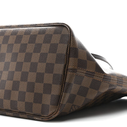 Louis Vuitton Damier Ebene Neo Neverfull MM Rose Ballerine 9 of 10