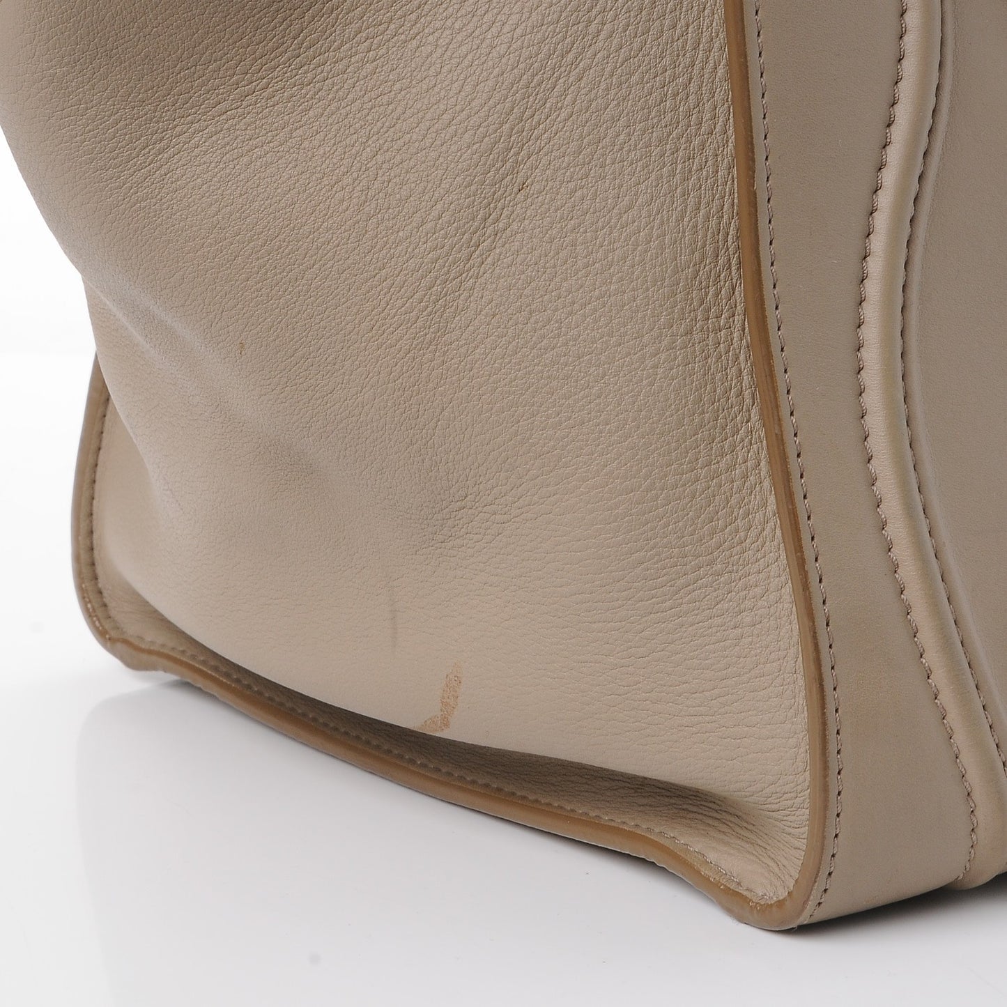 Supple Calfskin Medium Phantom Luggage Beige