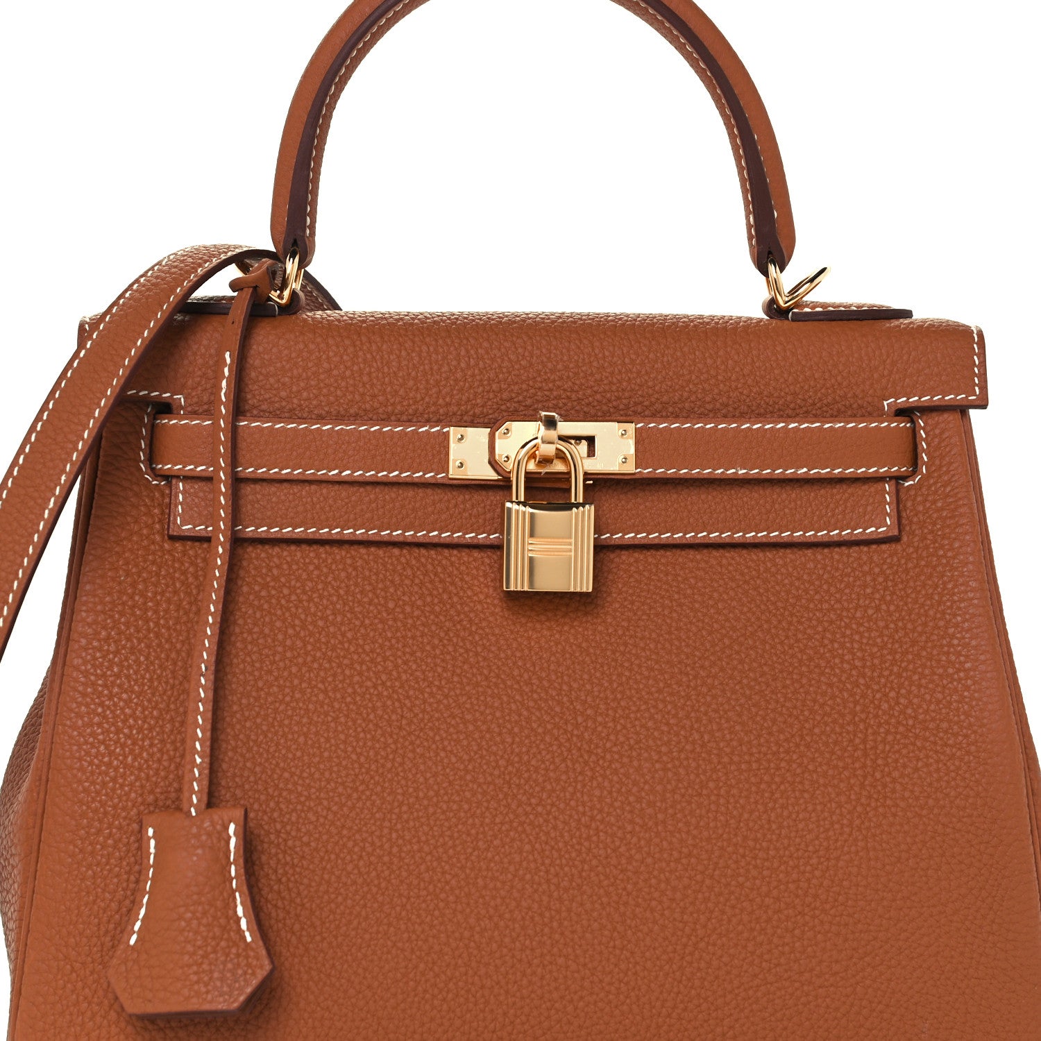 Hermes Togo Kelly Retourne 25 Gold 8 of 13