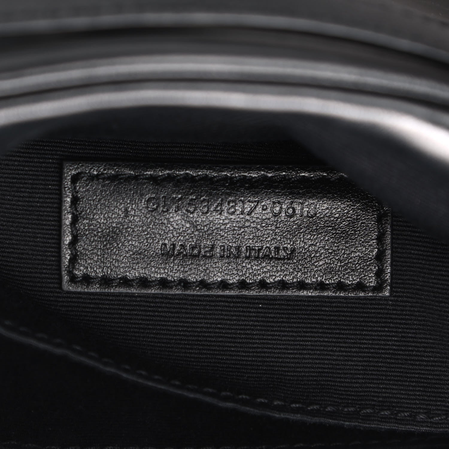 Saint Laurent Calfskin Matelasse Monogram Lou Belt Bag Black 7 of 9