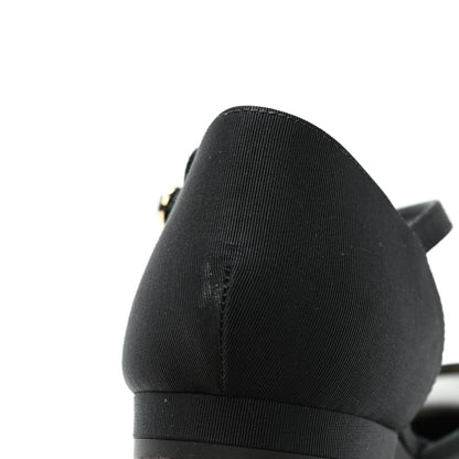 Chanel Mesh Grosgrain Cap Toe CC Flats 41 Black 11 of 12