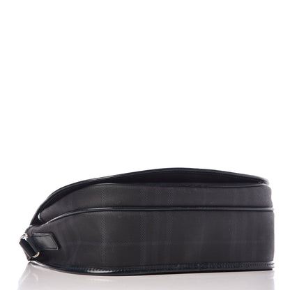 Burberry London Check Crossbody Messenger Bag Charcoal Navy 4 of 18