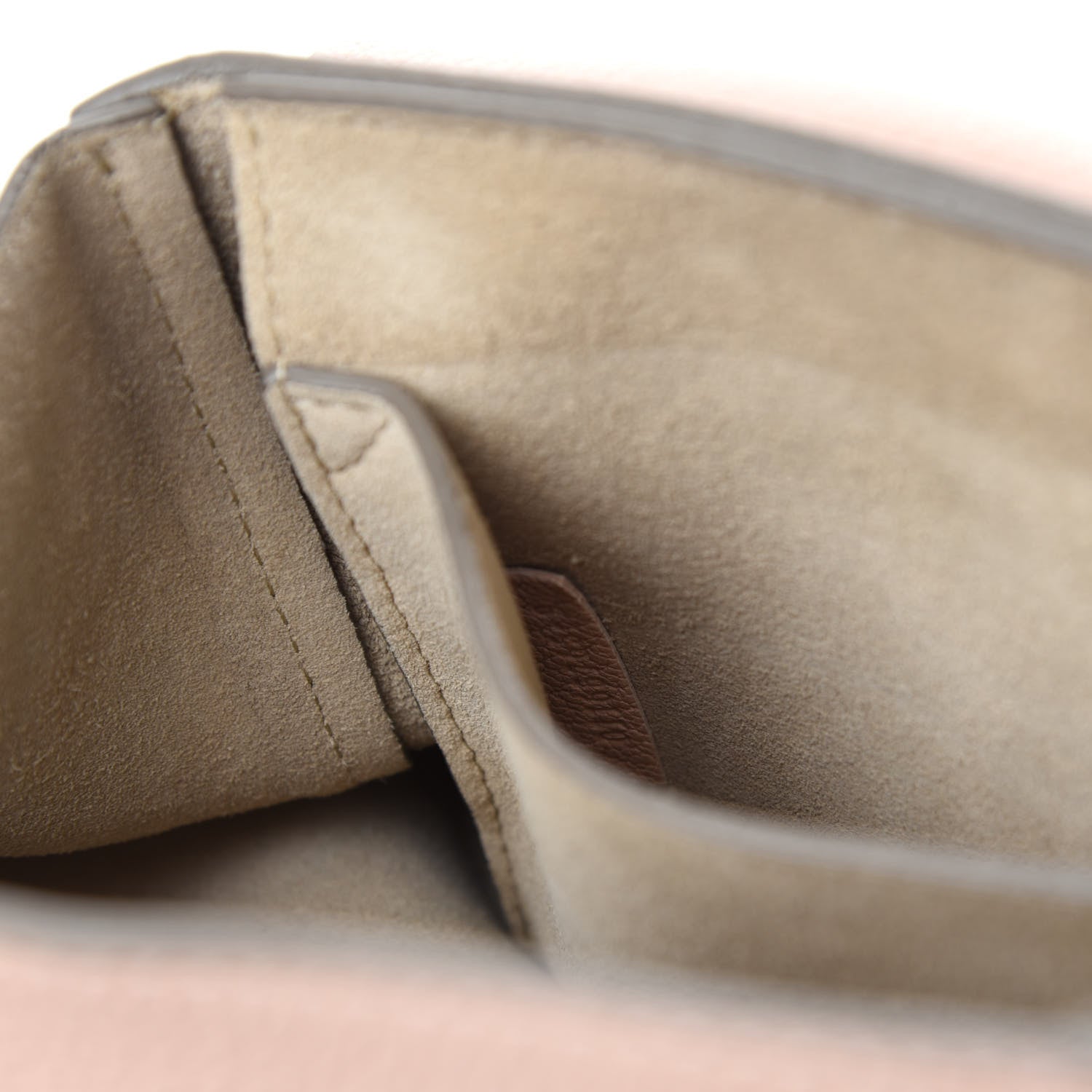 Chloe Grained Lambskin Drew Shoulder Bag Cement Pink 11 of 12