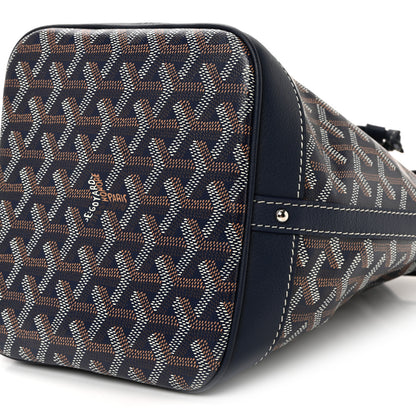 Goyard Goyardine Petit Flot Bucket Bag PM Navy 9 of 9