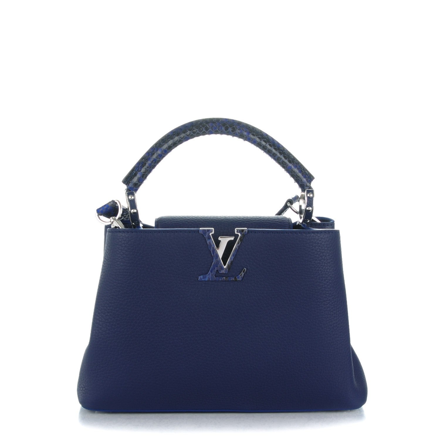 Louis Vuitton Taurillon Python Capucines BB Indigo 1 of 7