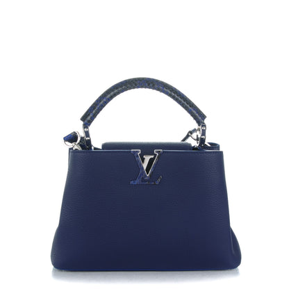 Louis Vuitton Taurillon Python Capucines BB Indigo 1 of 7