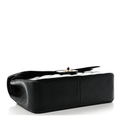 Chanel Caviar Quilted Jumbo Double Flap Black 4 of 11