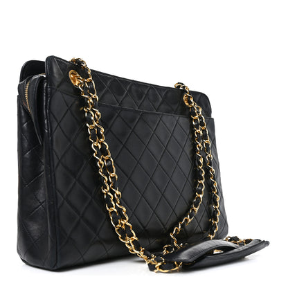 Chanel Lambskin Quilted Shoulder Bag Black 3 of 11
