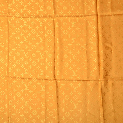 Louis Vuitton Wool Silk Monogram Shawl Safran 1 of 5