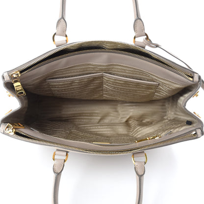 Prada Saffiano Large Galleria Double Zip Tote Pomice 5 of 24