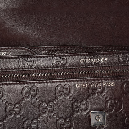 Gucci Guccissima Travel Document Case Brown 11 of 14