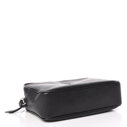 Saint Laurent Lambskin Monogram Small Lou Camera Bag Black 4 of 10