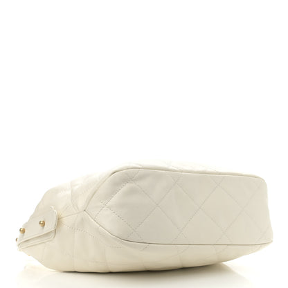 Chanel Calfskin Quilted Daily Hobo White 4 of 11