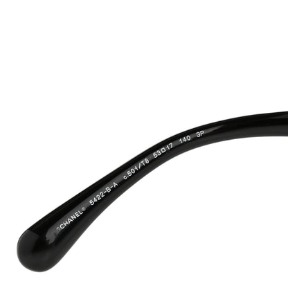 Chanel Acetate Strass Polarized Square Sunglasses 5422-B-A Black 5 of 9