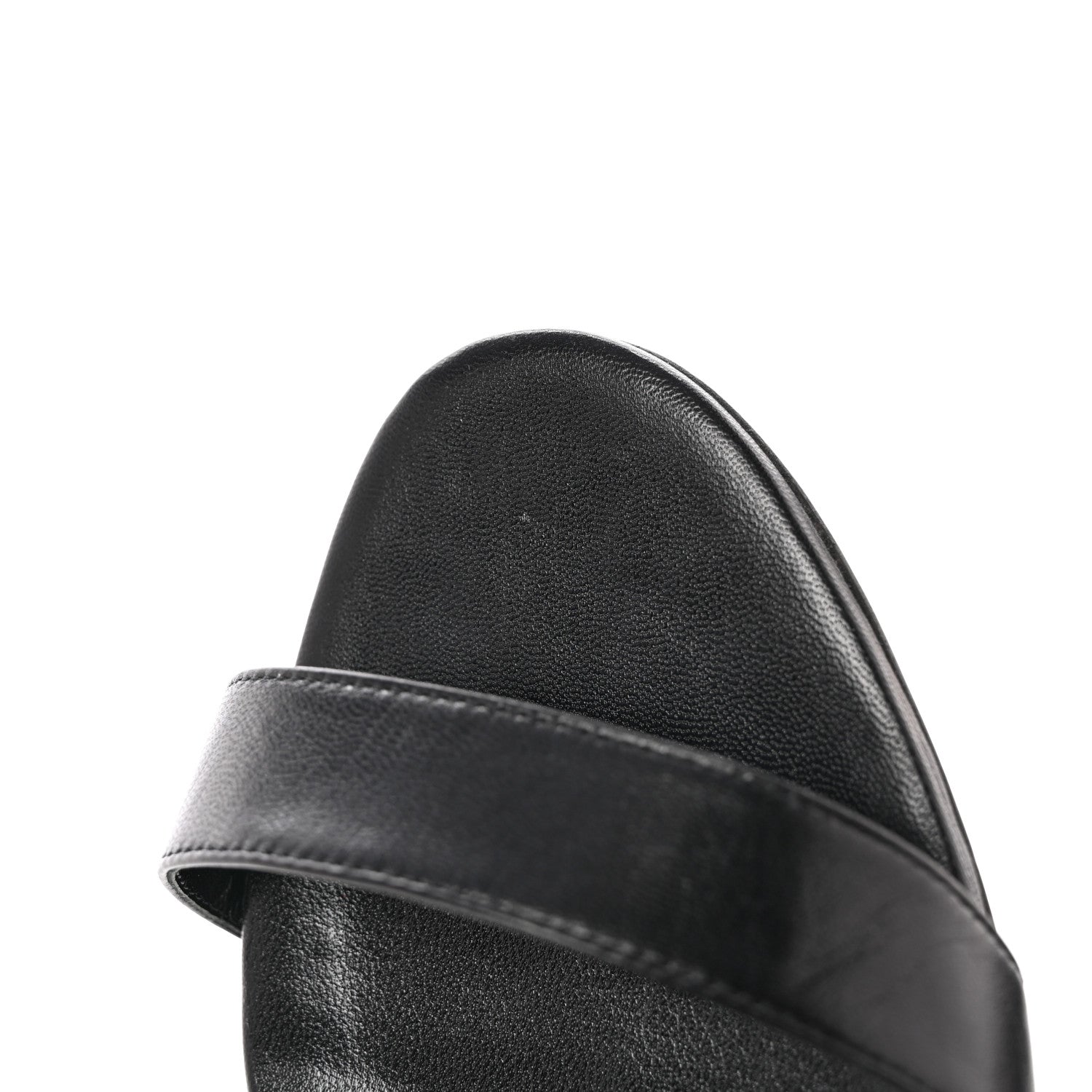 Christian Louboutin Kid Gourmi 100 Sandals 38 Black Gold 12 of 13