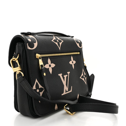 Louis Vuitton Empreinte Monogram Giant Pochette Metis Black Beige 5 of 23