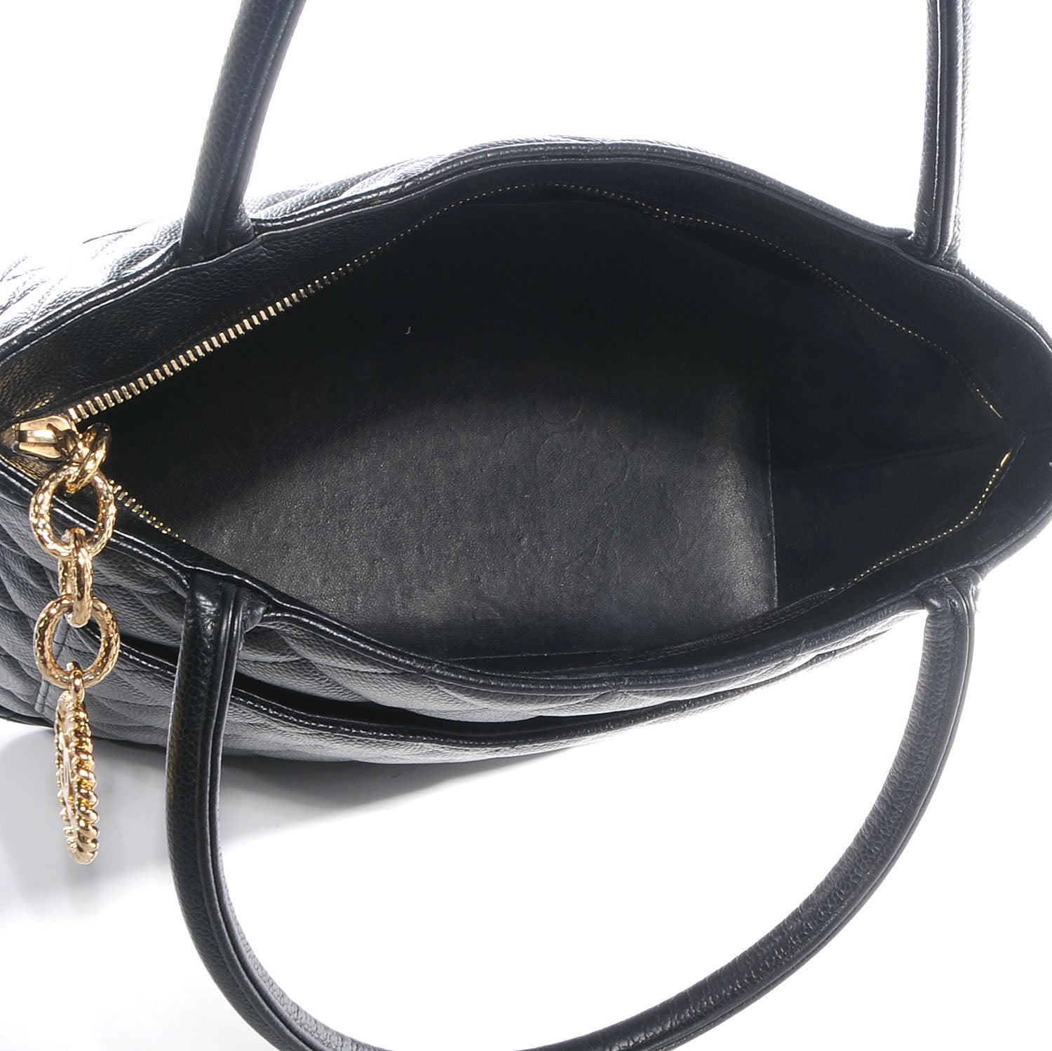 Chanel Caviar Medallion Tote Black 5 of 7