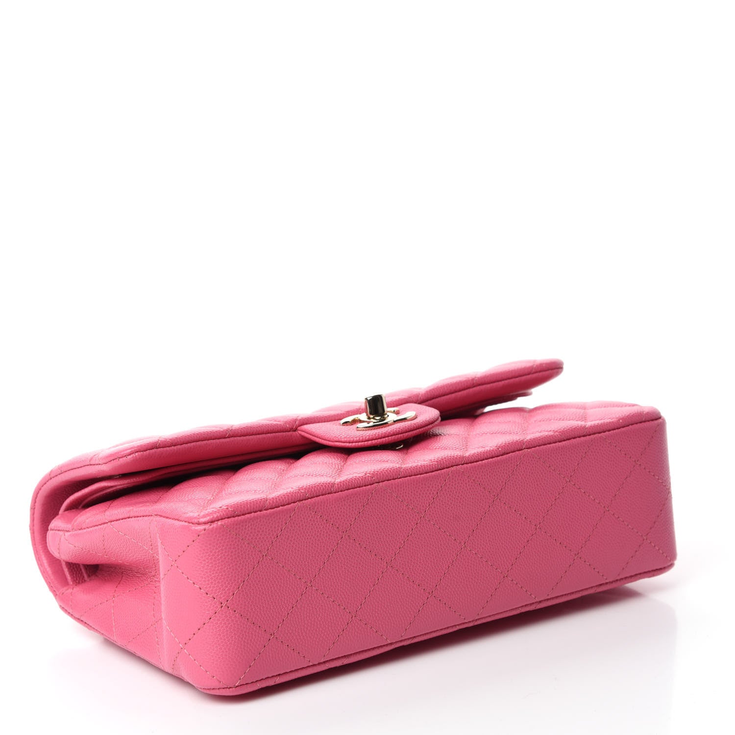 Chanel Caviar Quilted Small Double Flap Pink 4 of 11