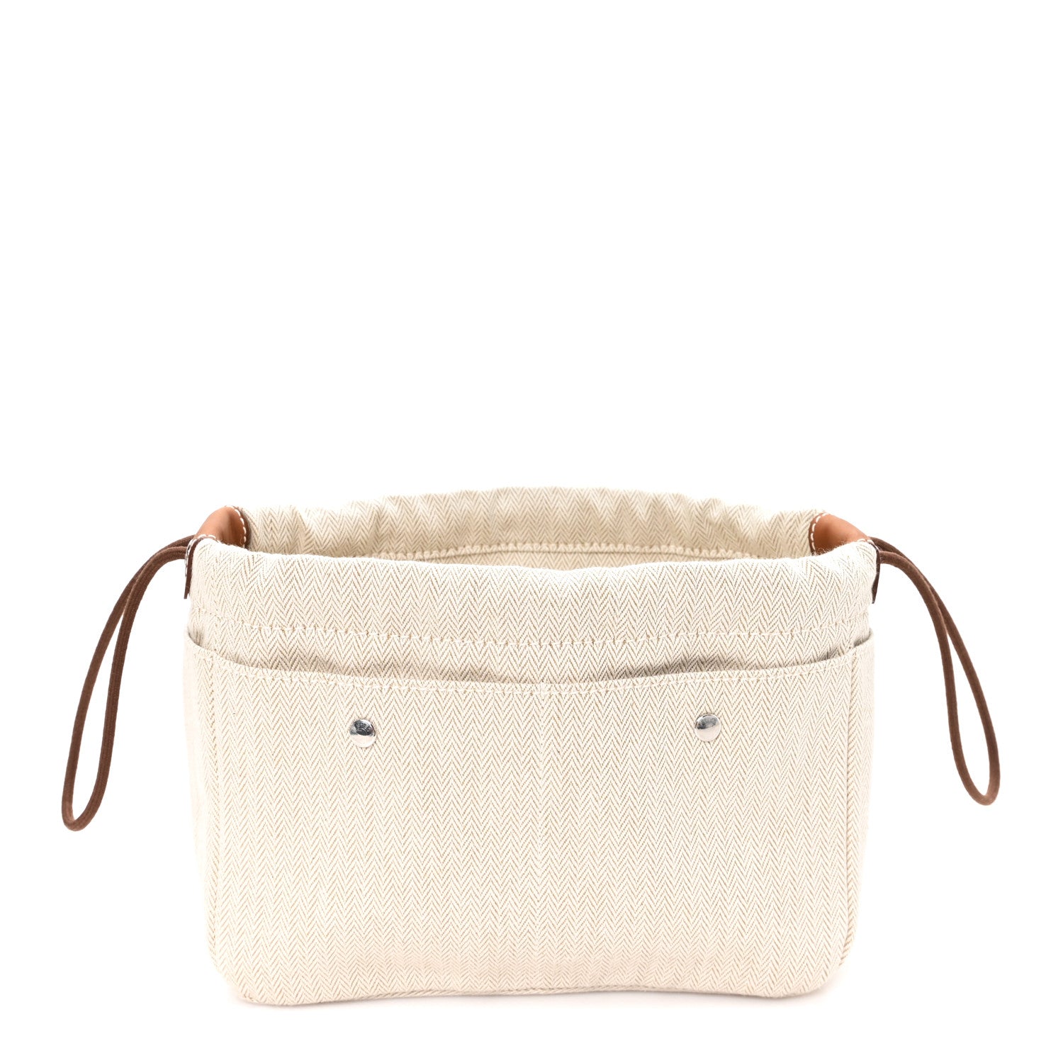 Hermes Canvas Barenia Fourbi 20 PM Pouch Naturel Fauve 1 of 7