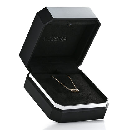 Messika 18K Yellow Gold Diamond Move Uno Pave Necklace 6 of 6
