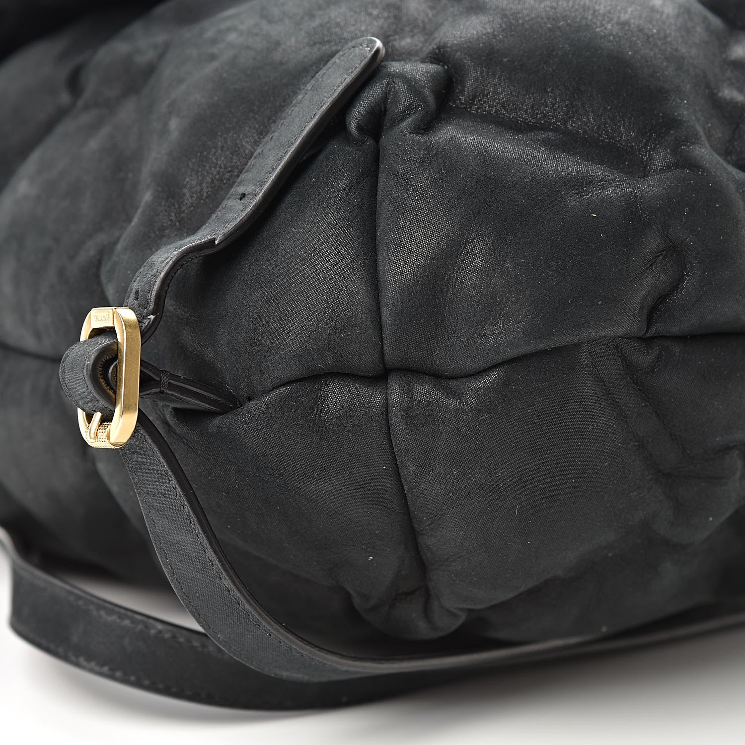 Chanel Iridescent Calfskin Quilted Chesterfield Backpack Black 10 of 12