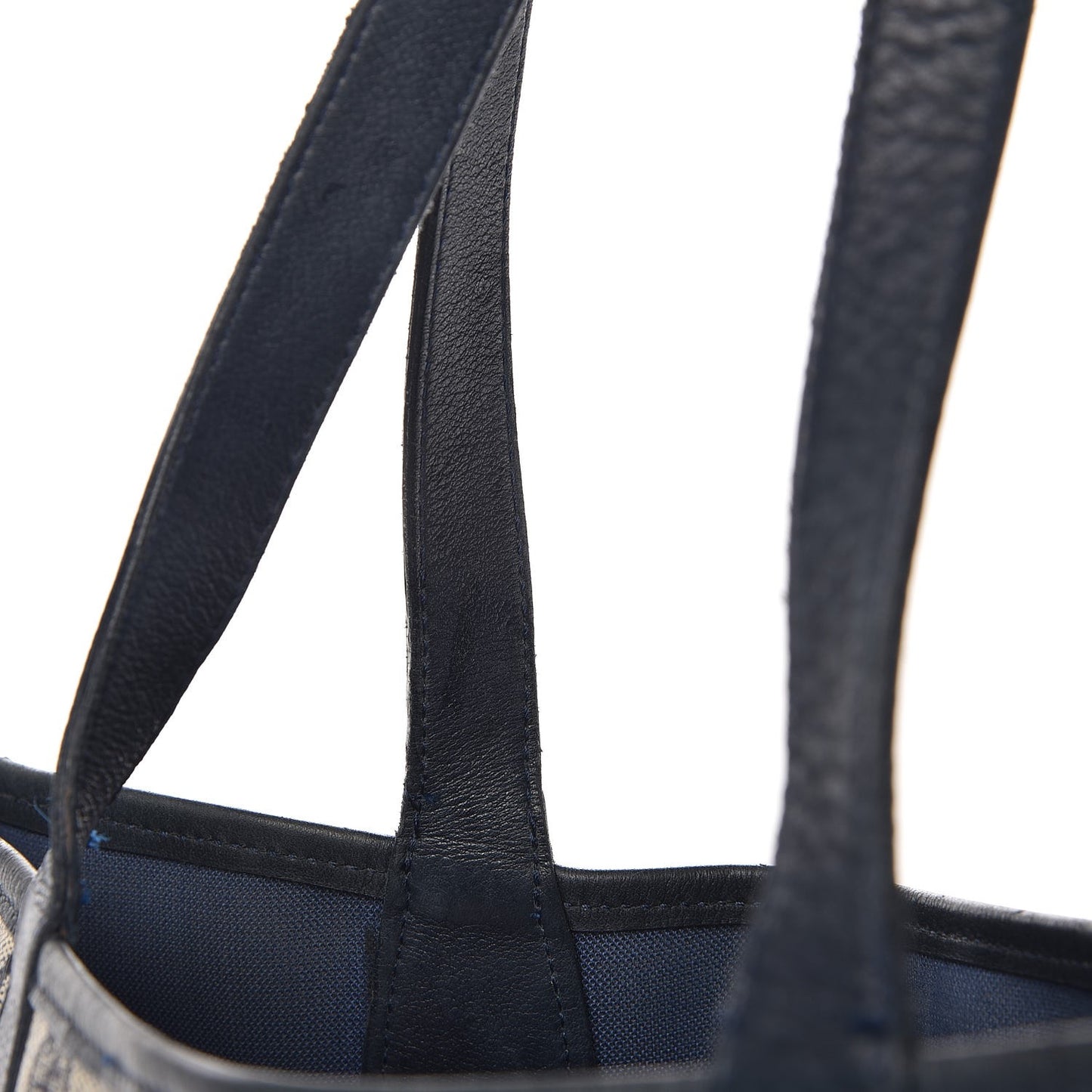 GG Plus Monogram Web Tote Navy Blue