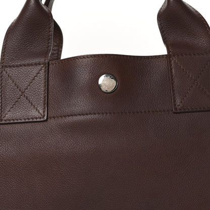 Hermes Evergrain Front Pocket Tote Havane 7 of 9