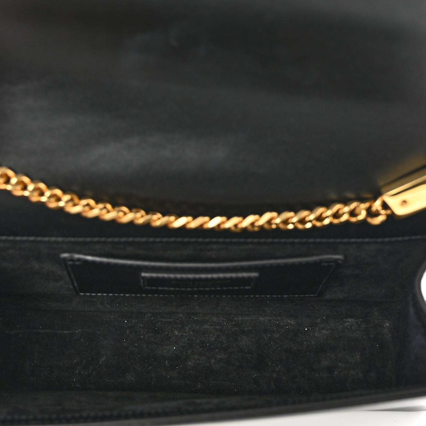 Smooth Calfskin Medium Classic Monogram Kate Tassel Satchel Black