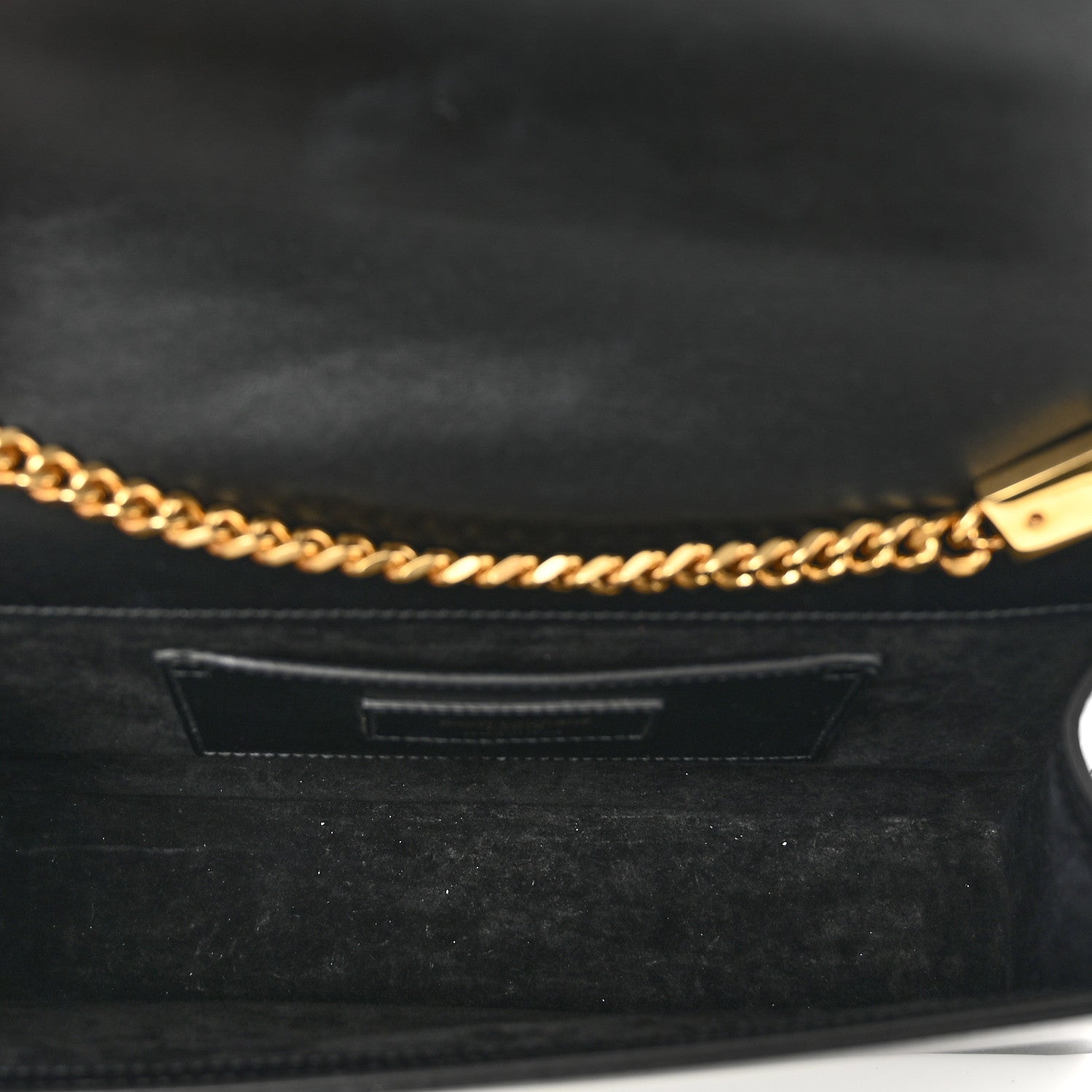 Saint Laurent Smooth Calfskin Medium Classic Monogram Kate Tassel Satchel Black 5 of 9