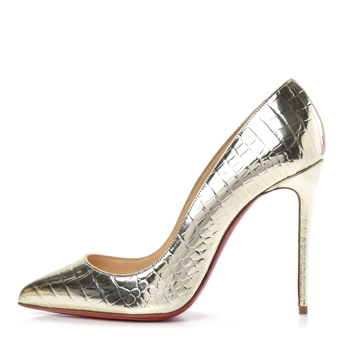 Metallo Cocco Pigalle Follies 100 Pumps 36.5 Platine