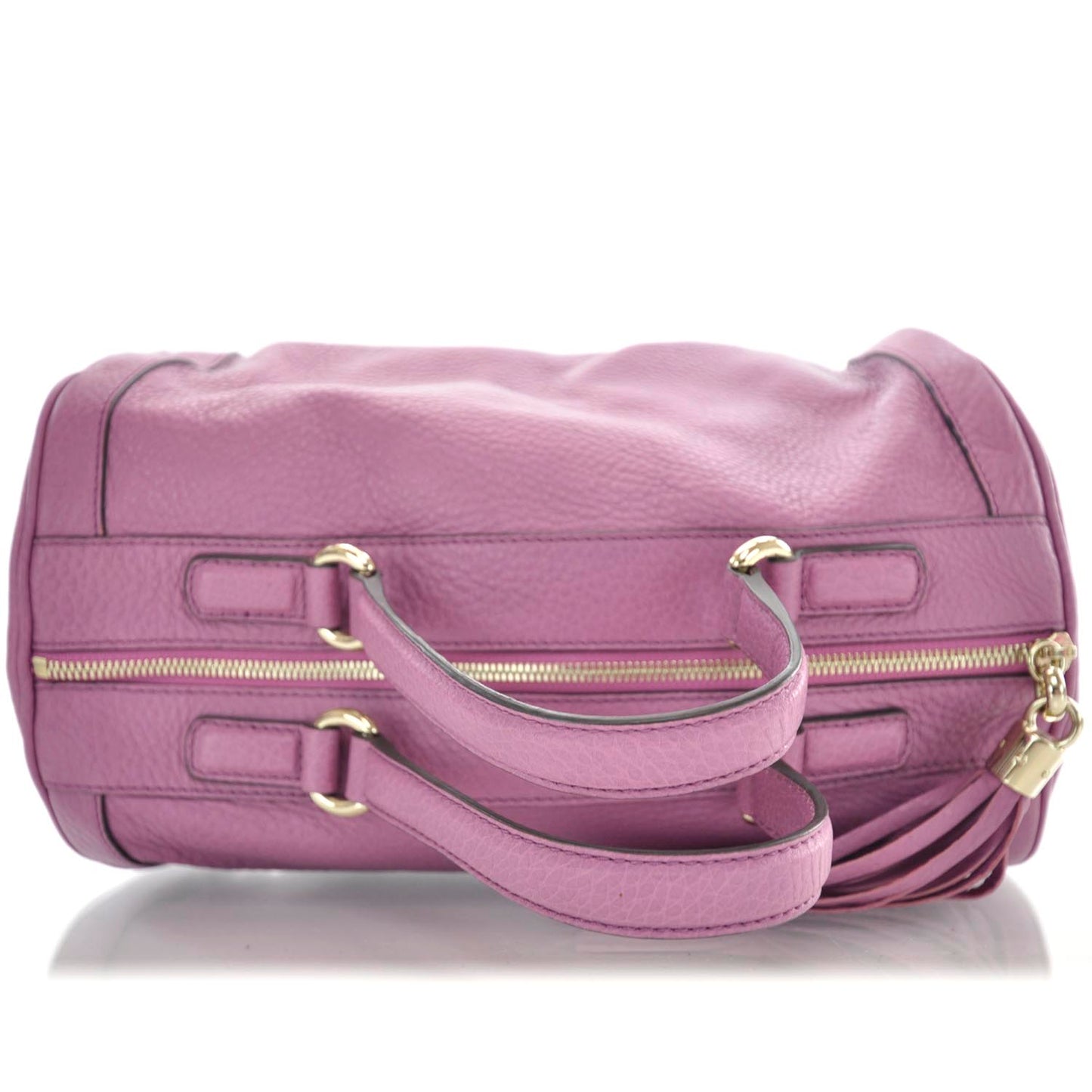 Pebbled Calfskin Medium Soho Boston Fresia Rose
