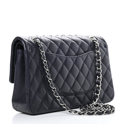 Chanel Lambskin Quilted Medium Double Flap Navy 3 of 17