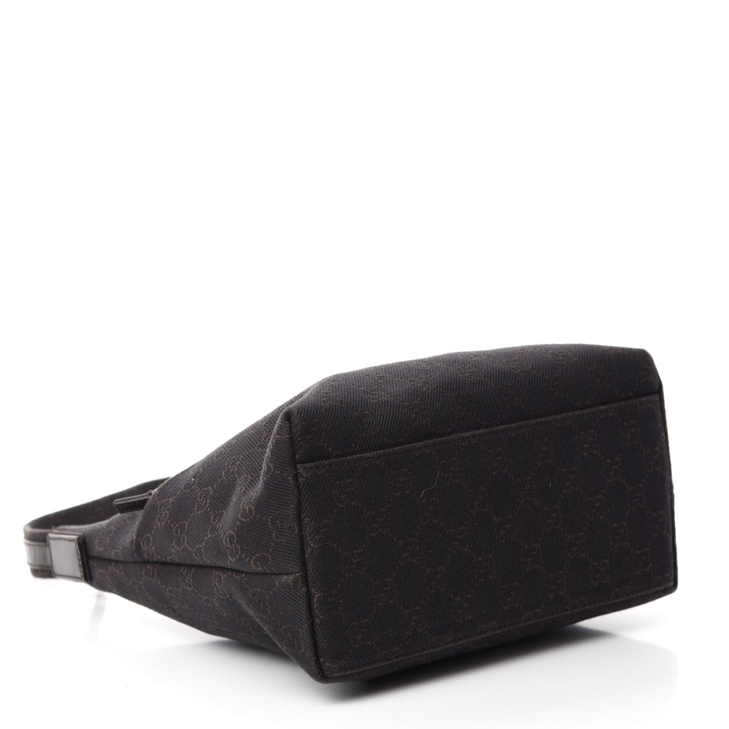 Denim Monogram Small Hobo Dark Brown