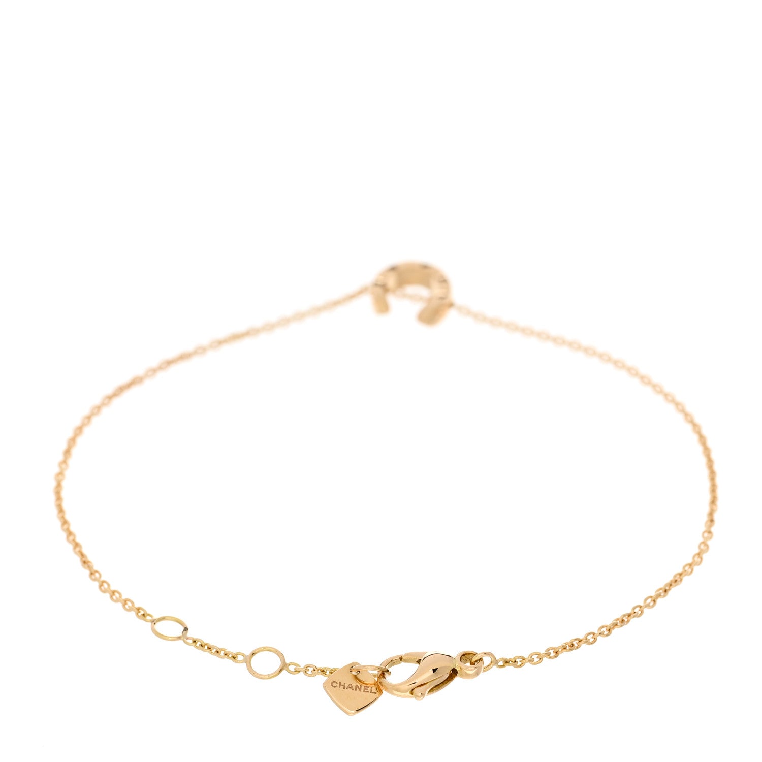 Chanel 18K Yellow Gold Coco Bracelet 2 of 4