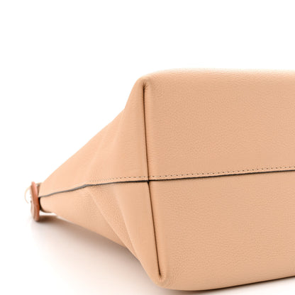Louis Vuitton Calfskin Lockme Hobo Beige 9 of 11
