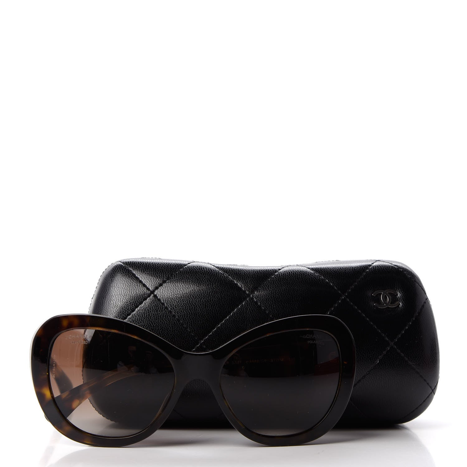 Chanel Acetate Polarized Cat Eye Sunglasses 5321 Tortoise 8 of 8