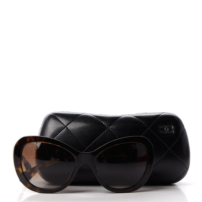 Chanel Acetate Polarized Cat Eye Sunglasses 5321 Tortoise 8 of 8