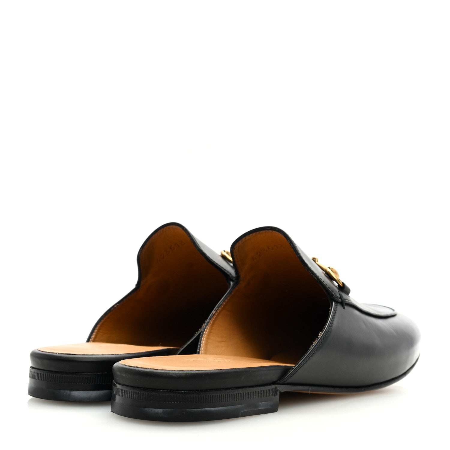 Gucci Calfskin Womens Princetown Slippers 41 Black 4 of 9