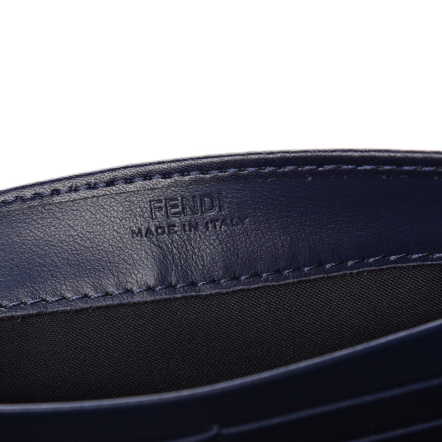 Fendi Vitello Liberty Lucido F is Fendi Continental Envelope Wallet On Chain Blueberry 5 of 9