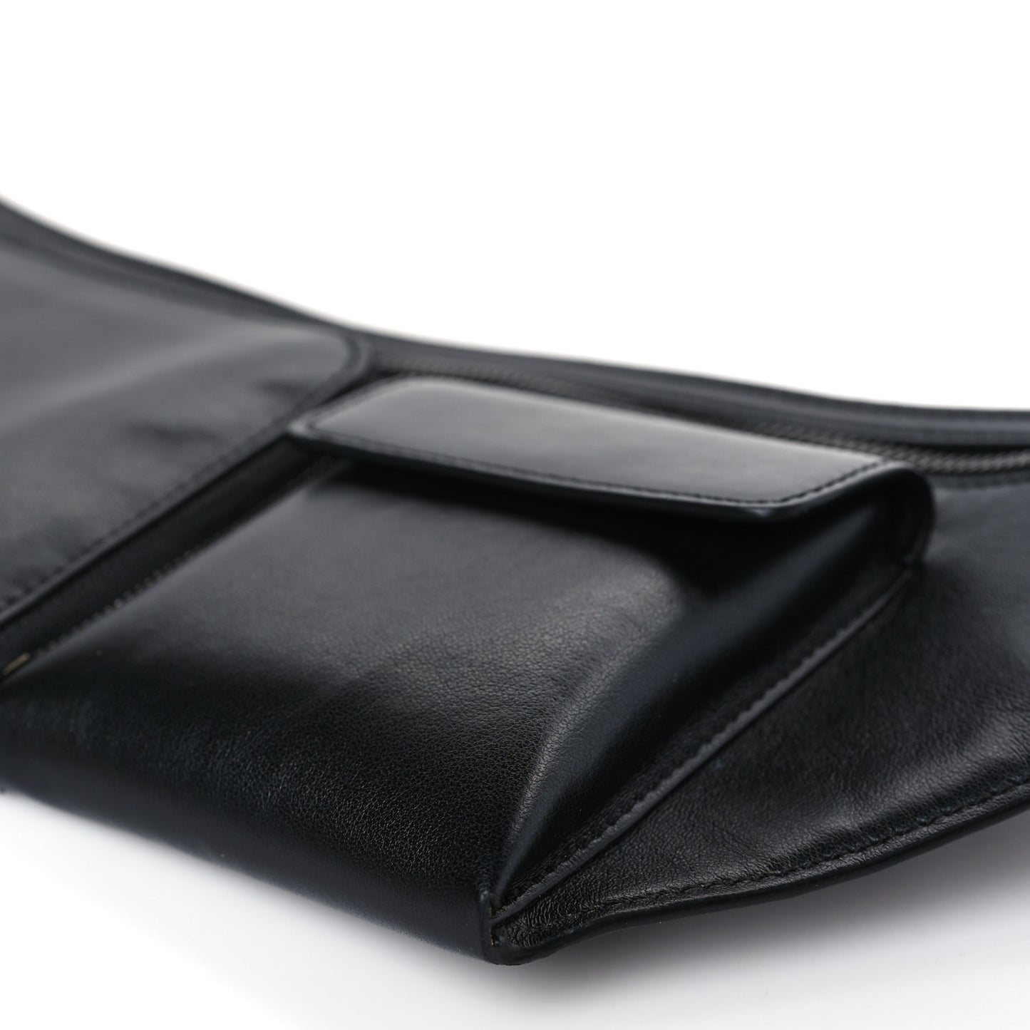 Eco Alter Nappa Zipit Belt Bag Black
