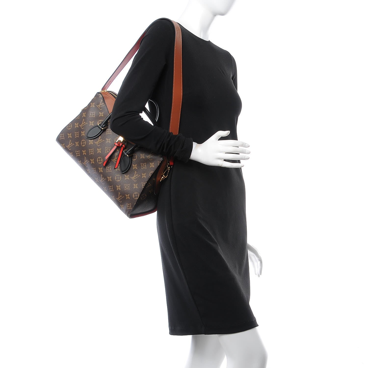 Louis Vuitton Monogram Tuileries Caramel Rouge 3 of 11