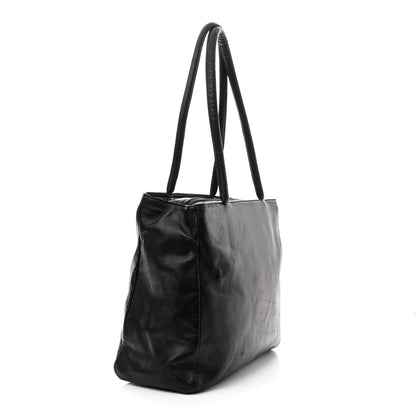 Prada Soft Calfskin Tote Black 3 of 10