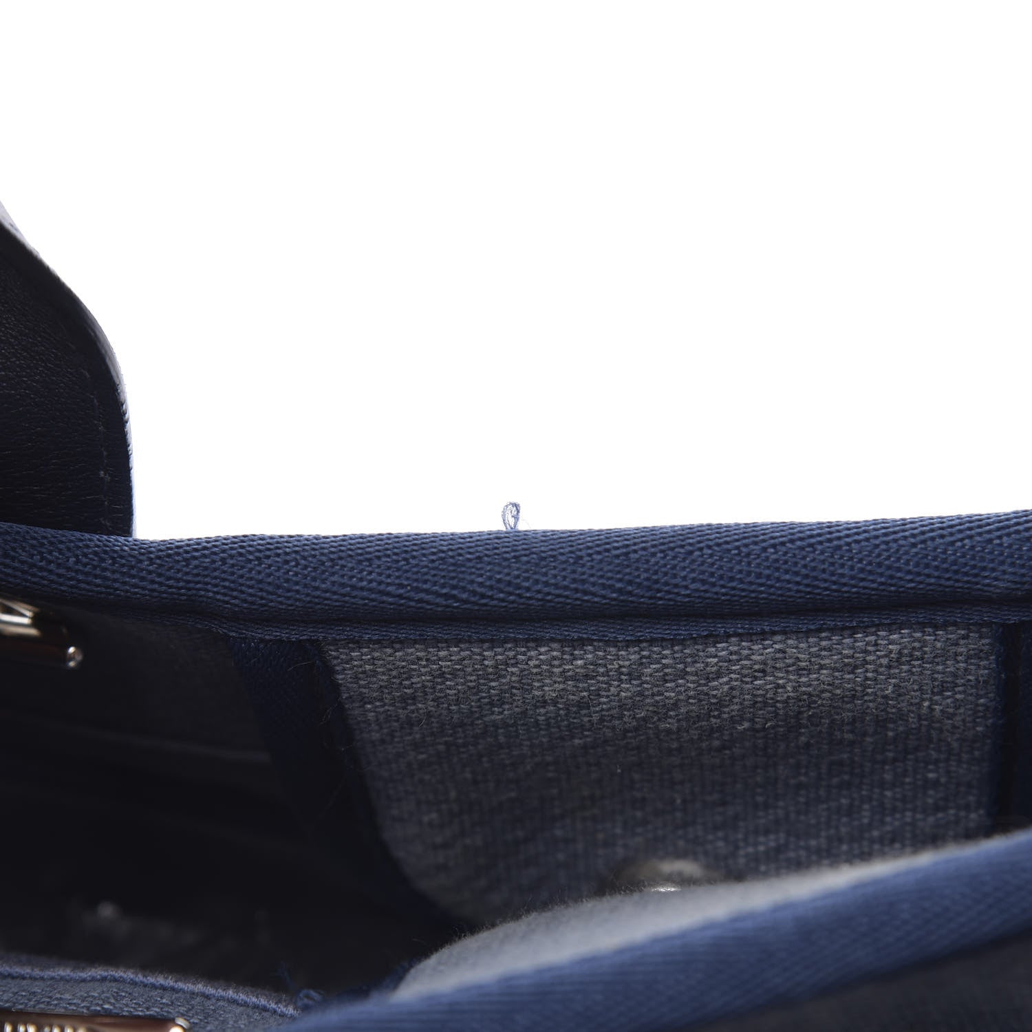 Chanel Canvas Medium Deauville Tote Blue 17 of 18